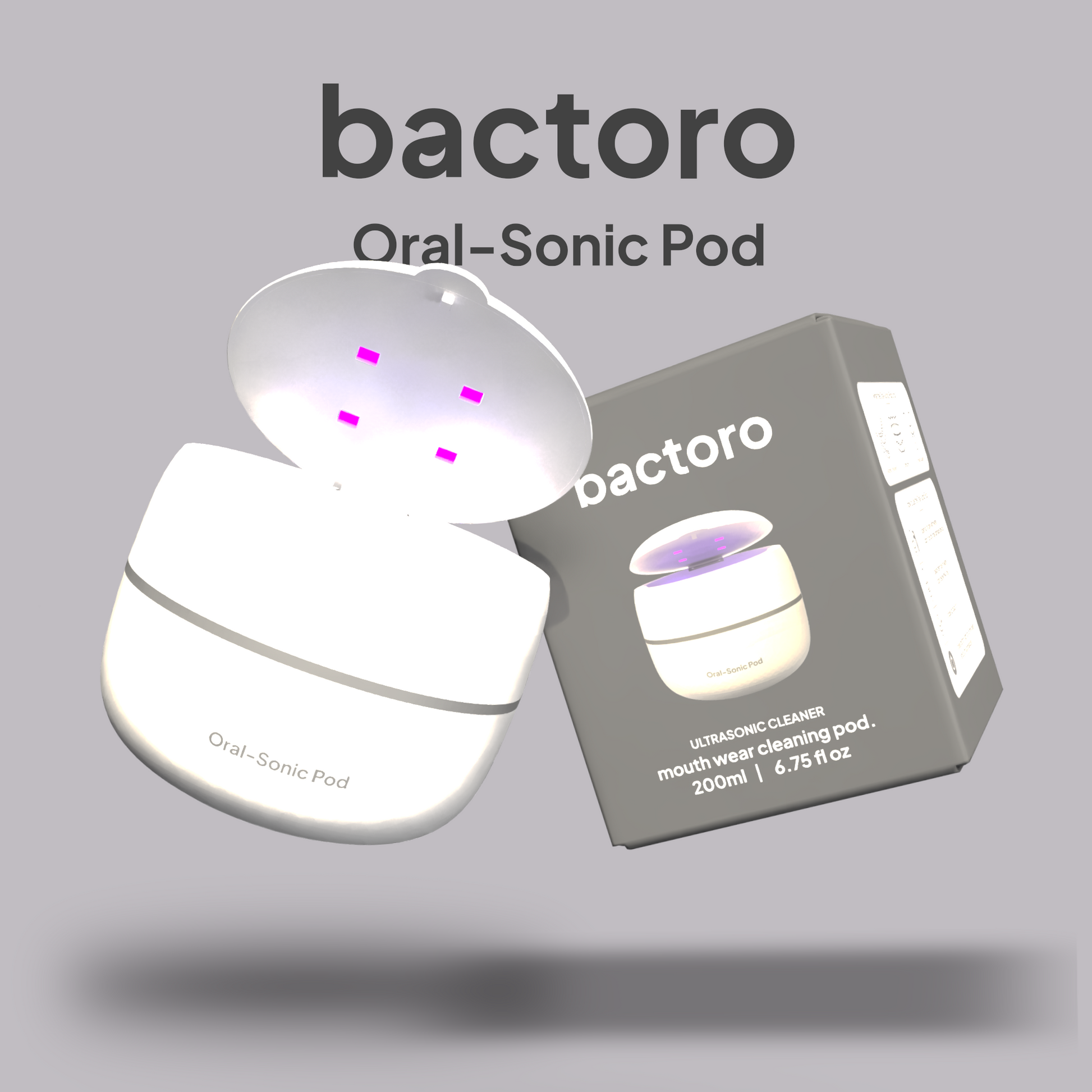 Frosted White Oral-Sonic Pod